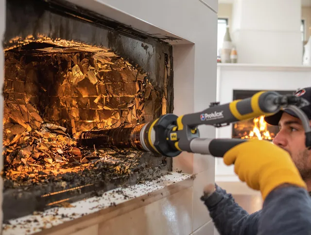 Professional chimney cleaning by Black Forest Chimney Sweep in Black Forest, CO