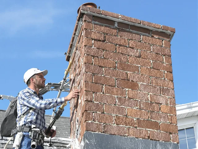 Brickwork for a chimney rebuild by Black Forest Chimney Sweep in Black Forest, CO