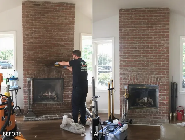 Finished chimney sweeping service by Black Forest Chimney Sweep in Black Forest, CO