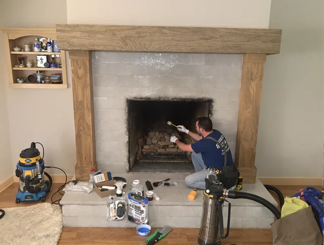 Detailed creosote removal process by Black Forest Chimney Sweep in Black Forest, CO